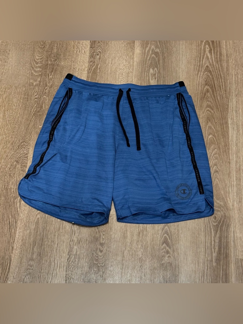 Champion Men’s Royal Blue Athletic Shorts with Black Trim